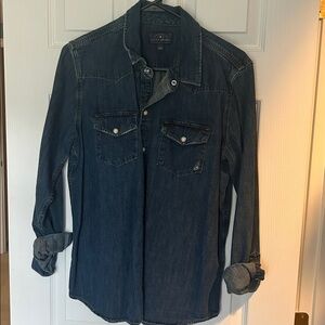 Lucky brand Denim Snap up Top